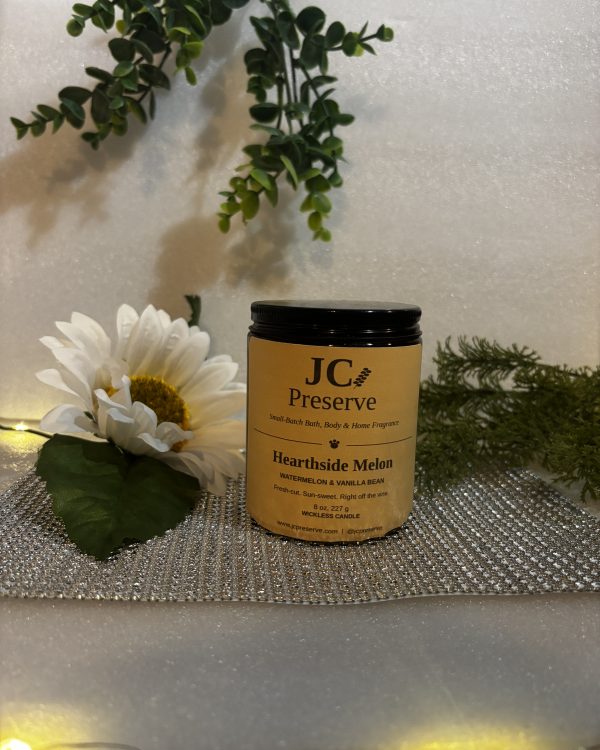 Hearthside Melon 8 oz Wick-less Candle