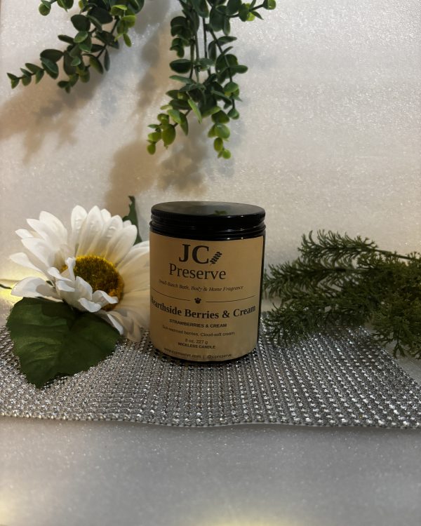 Hearthside Berries & Cream  8 oz Wick-less Candle
