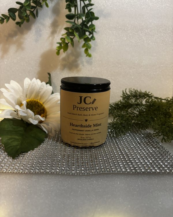 Hearthside Mint  8 oz Wick-less Candle